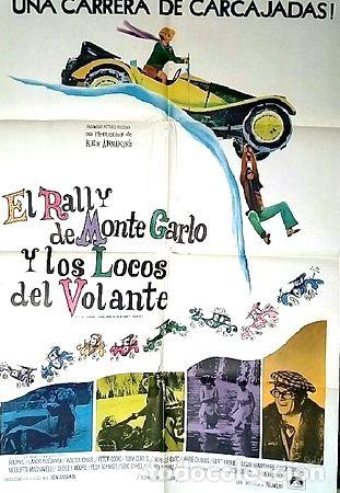 Medallas tem&aacute;ticas: el rally de monte carlo poster afiche cine original