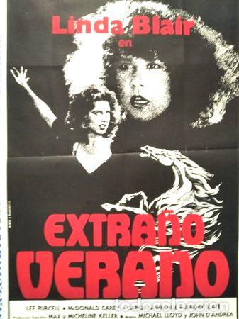 Medaglie tematiche: afiche original summer of fear extrano verano wes craven