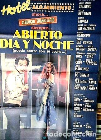 Medaglie tematiche: abierto dia y noche calabro poster afiche cine original