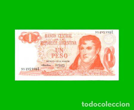Thematic medals: pesos ley 18188 100 bot 2318a ano 1974 estado excelente