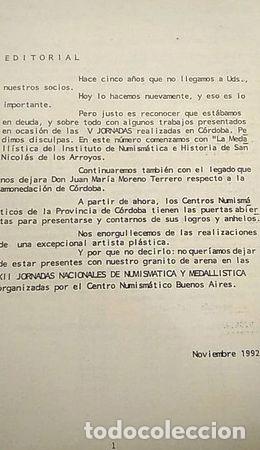 Thematic medals: centro numismatico de la ciudad de cordoba n 4 1992