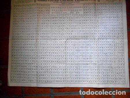 Medallas tem&aacute;ticas: poster abreviated chinese characters ano 1944 med 68x86cm