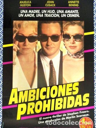 Thematic medals: afiche ambiciones prohibidas the grifters stephen frears