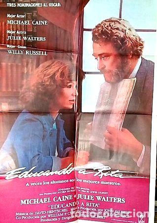 Medallas tem&aacute;ticas: educando a rita poster pelicula afiche cine original