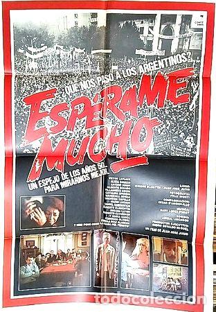 Medallas tem&aacute;ticas: esperame mucho pelicula poster afiche cine original