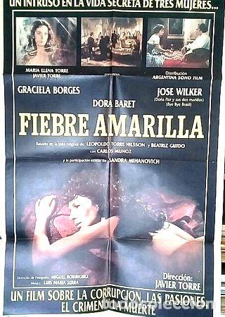 Medallas tem&aacute;ticas: fiebre amarilla pelicula poster afiche cine original