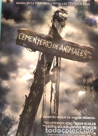 Medallas tem&aacute;ticas: afiche cementerio de animales original cine