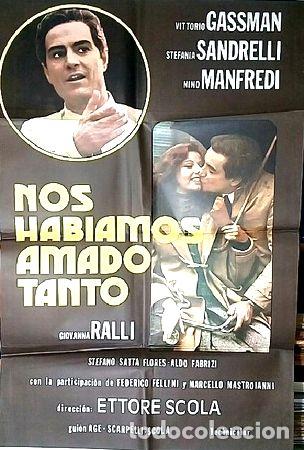 Thematische Medaillen: nos habiamos amando tanto poster afiche cine original