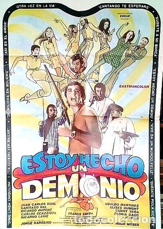 Medallas tem&aacute;ticas: estoy hecho un demonio poster afiche cine original