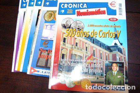 Medallas tem&aacute;ticas: revistas cronica numismatica lote