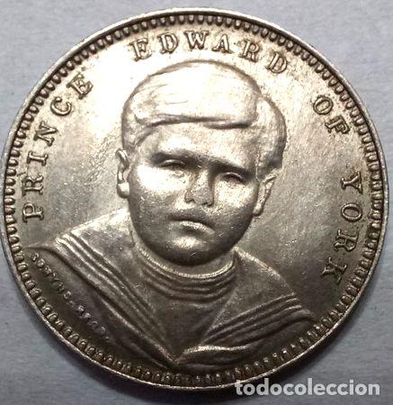 Medallas tem&aacute;ticas: antigua ficha token principe edward de york