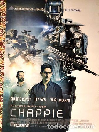 Medallas tem&aacute;ticas: afiche chappie neill blomkamp original cine
