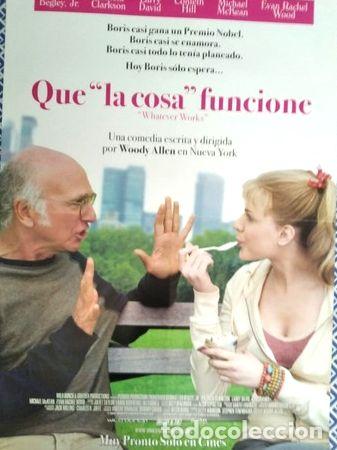 Thematic medals: afiche que la cosa funcione woody allen original cine