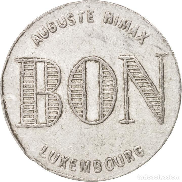 Medallas tem&aacute;ticas: [#403404] Luxemburgo, Token, EBC, Aluminio - Foto 1
