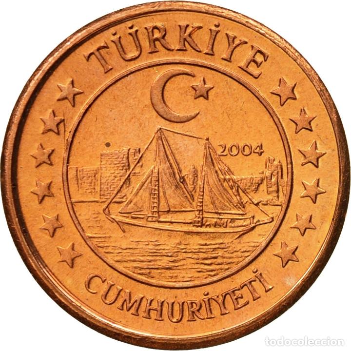 Medalhas tem&aacute;ticas: [#434428] Turqu&iacute;a, Medal, Essai 2 cents, 2004, SC, Cobre