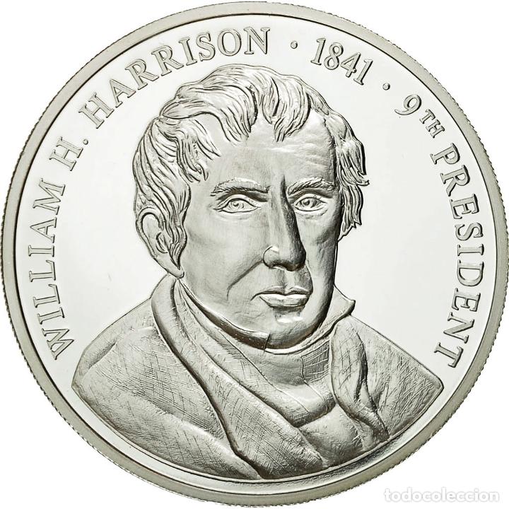 Medallas tem&aacute;ticas: [#554665] Estados Unidos de Am&eacute;rica, medalla, Les Pr&eacute;sidents des Etats-Unis, W.
