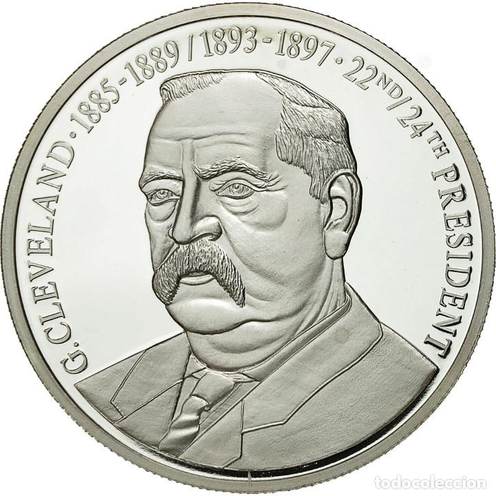 Medallas tem&aacute;ticas: [#554663] Estados Unidos de Am&eacute;rica, medalla, Les Pr&eacute;sidents des Etats-Unis, G.