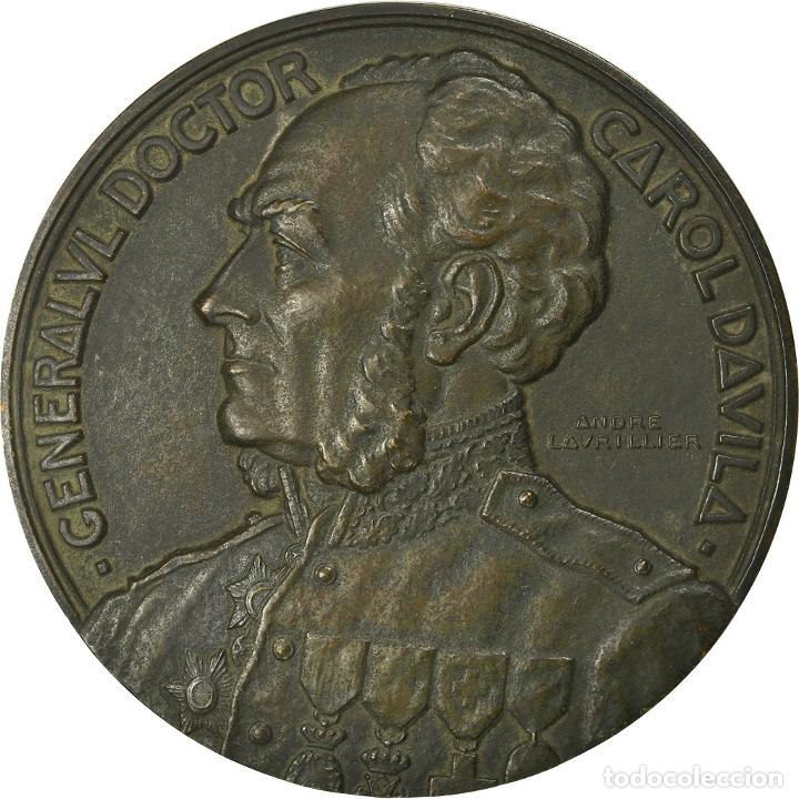 Medallas tem&aacute;ticas: [#713631] Ruman&iacute;a, medalla, G&eacute;n&eacute;ral Docteur Davila, Epreuve d'Auteur, Medicine, 1928