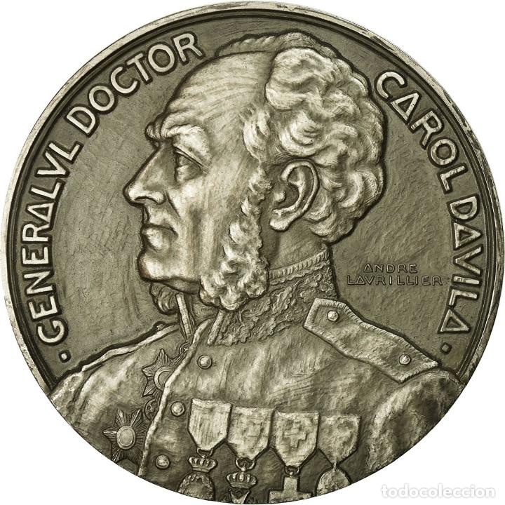 Thematic medals: [#713637] Ruman&iacute;a, medalla, G&eacute;n&eacute;ral Docteur Davila, Epreuve d'Auteur, Medicine, 1928