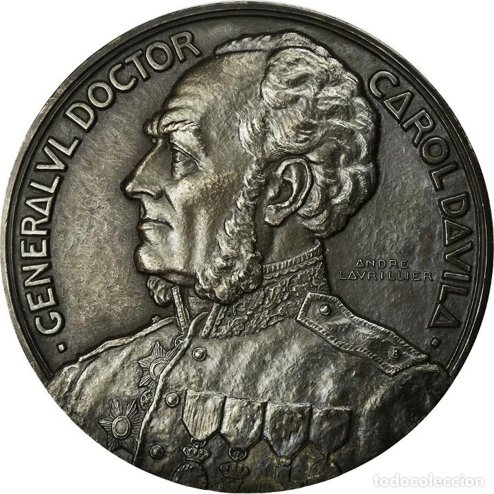 Thematic medals: [#713638] Ruman&iacute;a, medalla, G&eacute;n&eacute;ral Docteur Davila, Epreuve d'Auteur, Medicine, 1928