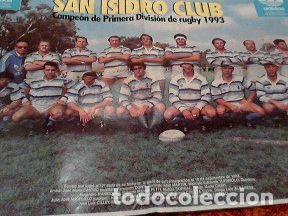 M&eacute;dailles th&eacute;matiques: sic san isidro club campeon de rugby 1993 1era divposters