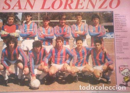 Medaglie tematiche: poster solo futbol san lorenzo campeon 5ta division 1988