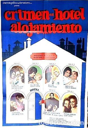 Medaglie tematiche: crimen en hotel alojamiento afiche cine original