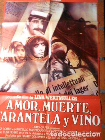 Medaglie tematiche: afiche de cine amor muerte tarantella y vino cod 311