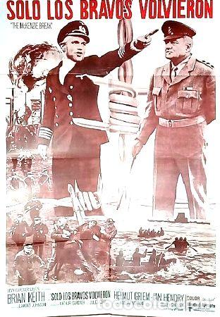 Medalhas tem&aacute;ticas: solo los bravos volvieron poster afiche cine original