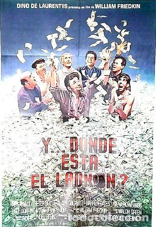 Medalhas tem&aacute;ticas: y donde esta el ladron poster afiche cine original