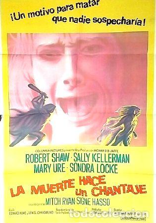 Medalhas tem&aacute;ticas: la muerte hace un chantaje pelicula afiche cine original