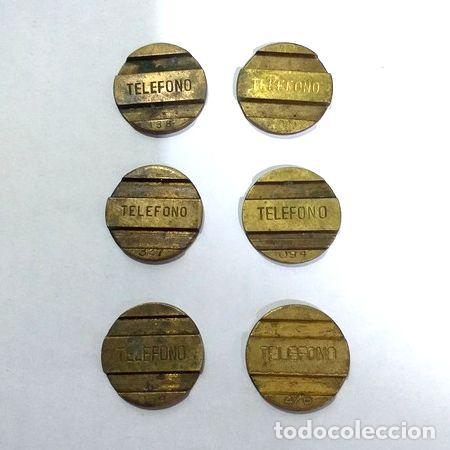 Medalhas tem&aacute;ticas: cospeles telefonicos antiguos lote