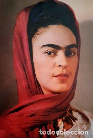 Medalhas tem&aacute;ticas: frida khalo lamina tipo poster color tam aprox 30 x 42 l des