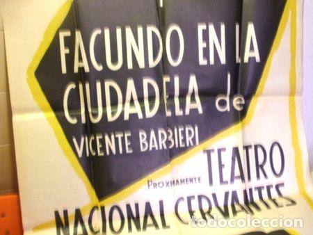 Medalhas tem&aacute;ticas: afiche teatro nacional cervantes comedia nacional