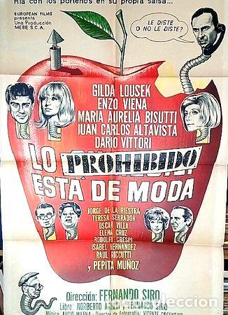 Medalhas tem&aacute;ticas: lo prohibido esta de moda poster afiche cine original