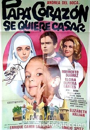 Medalhas tem&aacute;ticas: papa corazon se quiere casar poster afiche cine original
