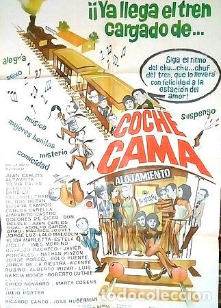 Medalhas tem&aacute;ticas: coche cama pelicula poster afiche cine original
