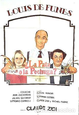 Medalhas tem&aacute;ticas: la pata o la pechuga poster afiche cine original