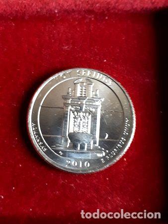 Thematische Medaillen: moneda usa hot springs 2010 25 cent