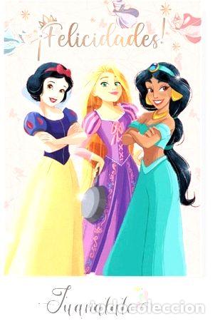 Thematische Medaillen: afiche feliz cumpleanos princesas 40 x 54 cm cotillon