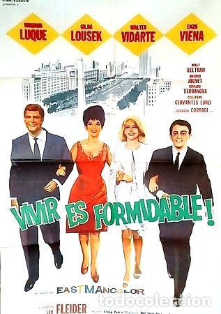 Thematische Medaillen: vivir es formidable poster afiche cine original