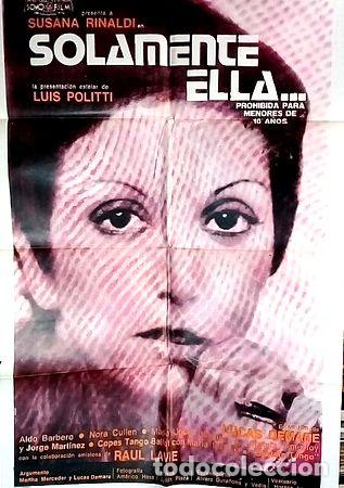Thematische Medaillen: solamente ella pelicula poster afiche cine original