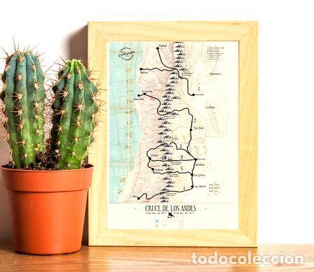 Medallas tem&aacute;ticas: mapa cruce de los andes por san martin mapa historico - Foto 1