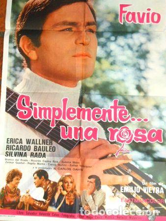 Medallas tem&aacute;ticas: afiche de cine simplemente una rosa leonardo favio - Foto 1