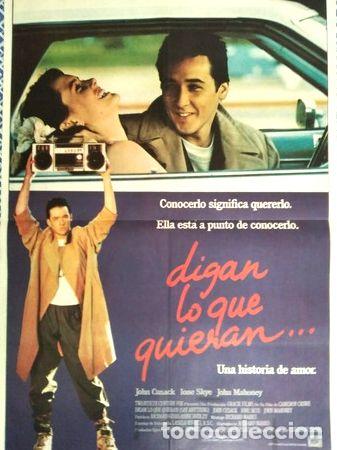 Thematische Medaillen: afiche say anything digan lo que quieran cameron crowe