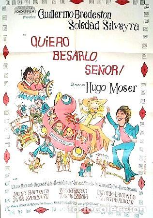 Medalhas tem&aacute;ticas: quiero besarlo senor poster pelicula afiche cine original