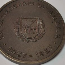 Medallas temáticas: MEDALLA XX ANIVERSARIO 1967-1987 DE ASOCIACIÓN DE DIPLOMADOS EN GENEALOGÍA, HERÁLDICA Y NOBILIARIA. Lote 275539818