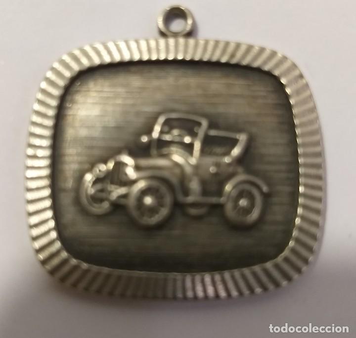 Medallas tem&aacute;ticas: MEDALLA PLATEADA COCHE ANTIGUO - Foto 1