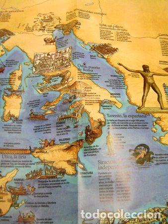 Medallas tem&aacute;ticas: poster afiche ciudades perdidas antiguedad national geograph