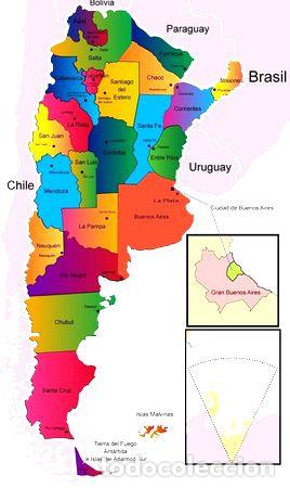 Medallas tem&aacute;ticas: mapas de argentina editables - Foto 1